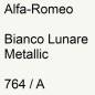 Preview: Alfa-Romeo, Bianco Lunare Metallic, 764 / A.